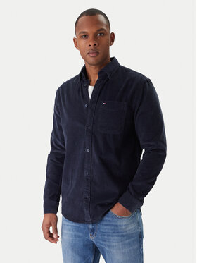 Tommy Jeans Tommy Jeans Риза Baby Cord DM0DM22021 Тъмносин Regular Fit