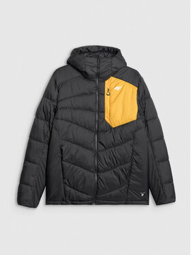 4F 4F Kurtka outdoor HALNY Czarny Regular Fit
