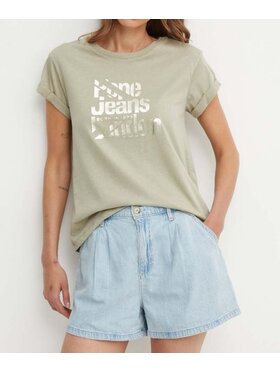 Pepe Jeans Pepe Jeans T-Shirt PL505891 702 Khaki Slim Fit
