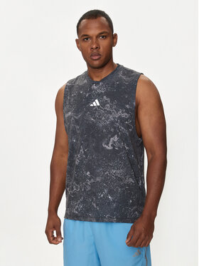adidas adidas Funkčné tričko Power Workout IK9684 Sivá Regular Fit