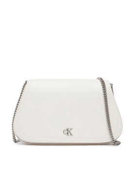 Calvin Klein Calvin Klein Τσάντα Ck Curved Wallet On Chain LV04F1153G Λευκό