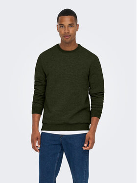 Only & Sons Only & Sons Džemperis 22018683 Žalia Regular Fit