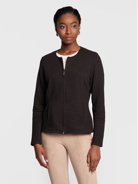 Fransa Džemperis Cardi 20610999 Juoda Regular Fit
