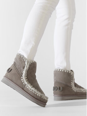 Mou Mou Sniega zābaki Eskimo 18 Glitter Logo Pelēks