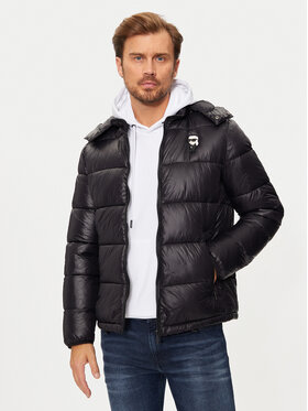KARL LAGERFELD KARL LAGERFELD Pernata jakna 505022 544590 Crna Slim Fit