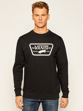 Vans Vans Pulóver Full Patch Crew II VN0A45CI Fekete Regular Fit