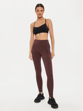 EA7 Emporio Armani Leggings 6DTP68 TJQFZ 1755 Smeđa Slim Fit