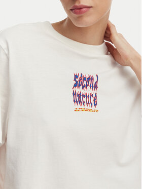 Element Element Тишърт Second Nature W ELJZT00142 Бял Relaxed Fit