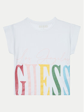 Guess Guess T-Shirt J5RI00 K6YW4 Λευκό Regular Fit