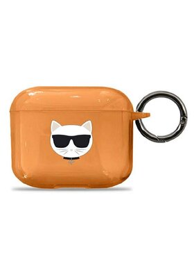 KARL LAGERFELD KARL LAGERFELD Etui na słuchawki AirPods 3 Pomarańczowy