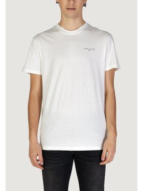 Tommy Jeans Tommy Jeans T-shirt TJM LINEAR Bianco Shirt Fit