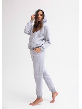 DKaren Sport DKaren Sport Komplet bluza i spodnie materiałowe Randi Szary Classic Fit