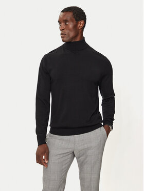 Pierre Cardin Pierre Cardin Bluză cu gât C5 50703.5037 Negru Regular Fit