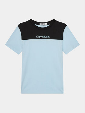 Calvin Klein Jeans Calvin Klein Jeans T-krekls Color Block IB0IB01970 Zils Regular Fit