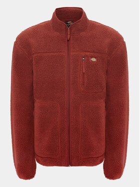 Dickies Dickies Fleecová mikina Mount Hope DK0A4YEE Bordó Regular Fit