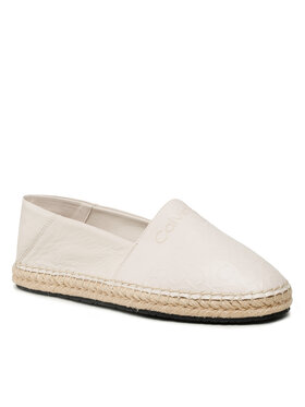 Calvin Klein Espadrile Mono HW0HW01456 Écru