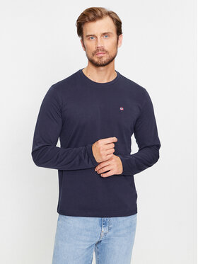 Napapijri Napapijri Longsleeve krekls Salis NP0A4HN7 Tumši zils Regular Fit