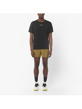 Salomon Salomon Koszulka techniczna SENSE AERO GRAPHIC Czarny Slim Fit