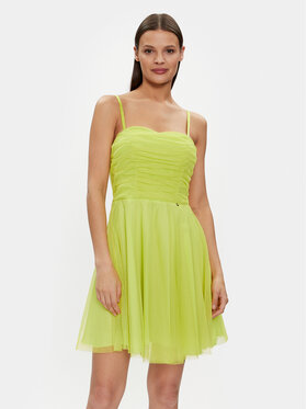 Rinascimento Rinascimento Rochie cocktail CFC0117833003 Verde A-Line Fit