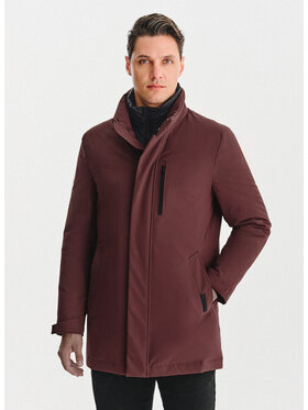 Pako Lorente Pako Lorente Kurtka puchowa P25WP-5X-007 Bordowy Classic Fit