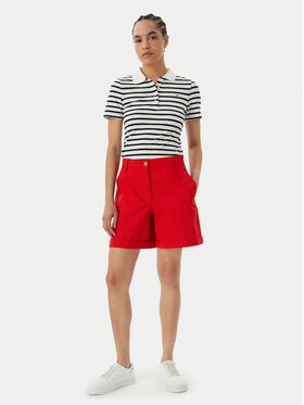 Tommy Hilfiger Tommy Hilfiger Medžiaginiai šortai WW0WW41769 Raudona Regular Fit