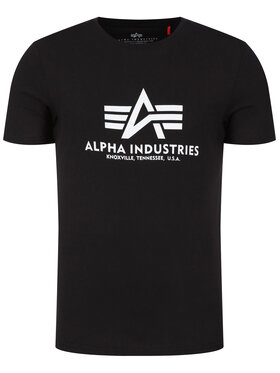 Alpha Industries Alpha Industries T-Shirt Basic T-Shirt 100501 Czarny Regular Fit