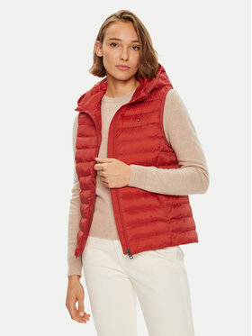 Tommy Hilfiger Tommy Hilfiger Vestă Global Stripe WW0WW40779 Roșu Regular Fit