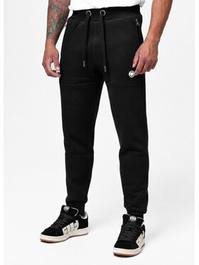 PITBULL PITBULL Spodnie dresowe SMALL LOGO HD Czarny Regular Fit