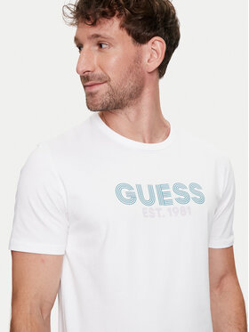 Guess Majica M4YI30 J1314 Bela Slim Fit