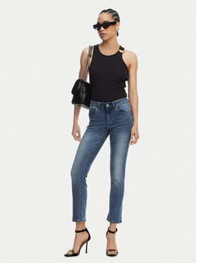 Liu Jo Liu Jo Teksad UA6006 D0318 Tumesinine Slim Fit