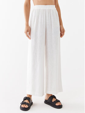 ONLY ONLY Pantaloni di tessuto Tokyo 15259590 Bianco Straight Fit
