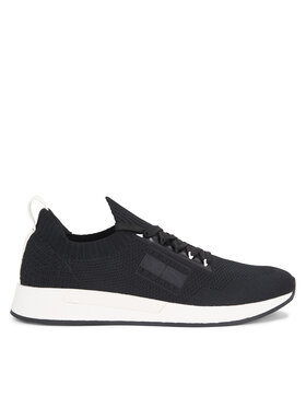 Tommy Jeans Tommy Jeans Sneakersy Tjm Elevated Runner Knitted EM0EM01382 Czarny