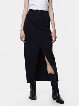 Pieces Pieces Jeansrock Jessie 17150234 Schwarz Regular Fit