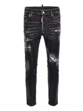 Dsquared2 Dsquared2 Jeansy S71LB1269 S30503 Czarny Slim Fit