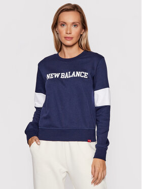 New Balance New Balance Sweatshirt Classic Crew WT13807 Bleu marine Relaxed Fit