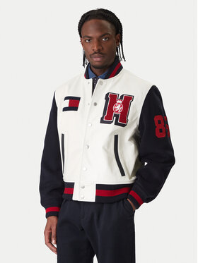 Tommy Hilfiger Tommy Hilfiger Яке бомбър Varsity MW0MW41866 Екрю Regular Fit