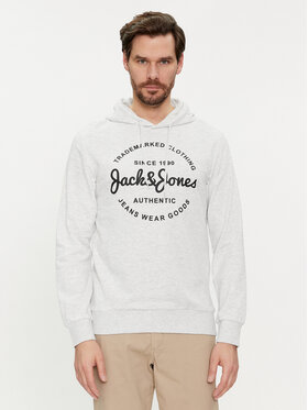 Jack&Jones Jack&Jones Majica dugih rukava Forest 12249237 Siva Standard Fit
