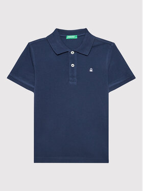 United Colors Of Benetton United Colors Of Benetton Polo 3089C300L Granatowy Regular Fit