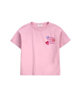 Coccodrillo Coccodrillo T-Shirt ZC6143202SGK-007 Różowy Regular Fit