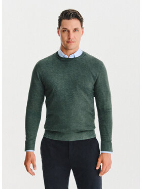 Pako Lorente Pako Lorente Sweter P25WF-2X-016 Zielony Classic Fit