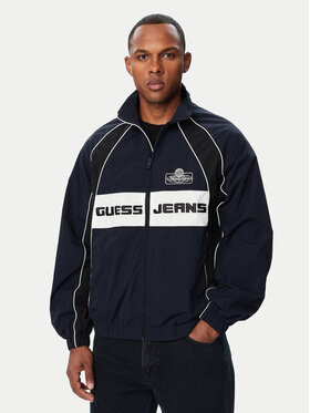 Guess Jeans Guess Jeans Bunda pro přechodné období M6YL12 W2695 Tmavomodrá Regular Fit