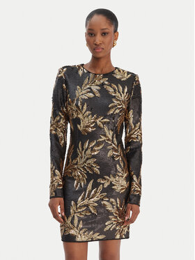 Marciano Guess Marciano Guess Коктейлна рокля 6RGK01 6358A Черен Slim Fit