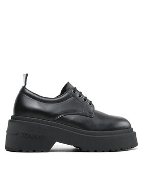 Tommy Jeans Tommy Jeans Κλειστά παπούτσια Tjw Ava Lace Up EN0EN02219 Μαύρο