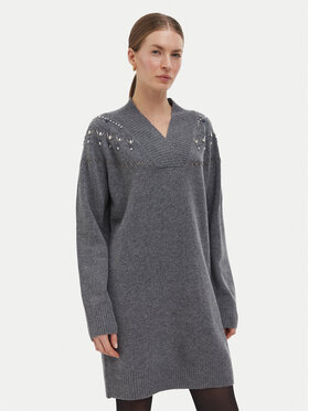 Liu Jo Liu Jo Vestito di maglia WF6372 MS009 Grigio Regular Fit