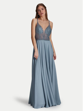 Hey Kyla Hey Kyla Rochie de seară 5AI056HK Albastru Regular Fit