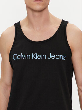 Calvin Klein Jeans Tank Top Institutional Logo J30J323099 Crna Regular Fit