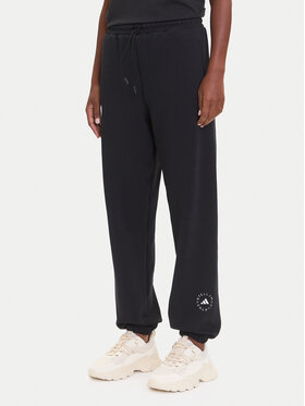 adidas by Stella McCartney adidas by Stella McCartney Donji dio trenerke IW6320 Crna Regular Fit