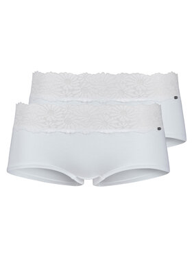 Skiny Skiny Komplet 2 par bokserek 80604 Biały