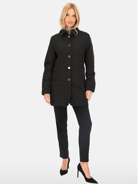 Perso Perso Dámska bunda BLH610115F Čierna Regular Fit