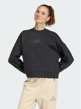 adidas adidas Bluza 159002 Czarny Loose Fit